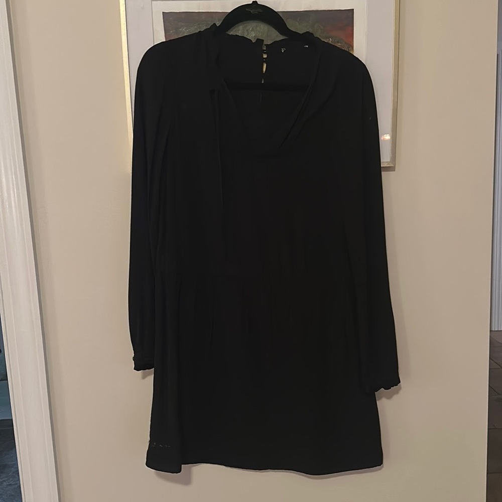 Sezane Black Mini Dress